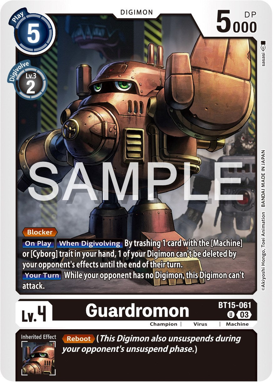 Guardromon [BT15-061] [Exceed Apocalypse] | The Gaming-Verse