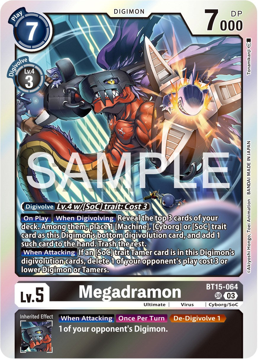 Megadramon [BT15-064] [Exceed Apocalypse] | The Gaming-Verse