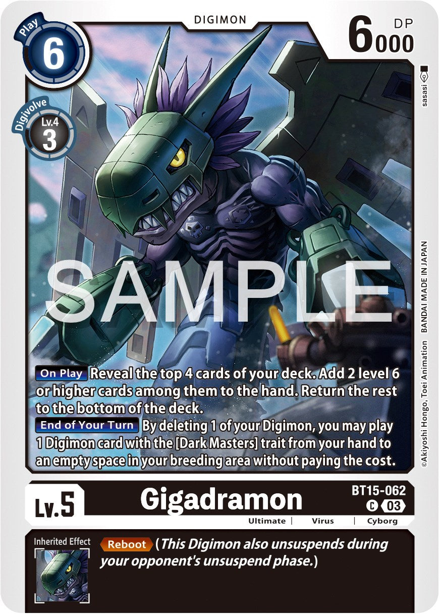 Gigadramon [BT15-062] [Exceed Apocalypse] | The Gaming-Verse