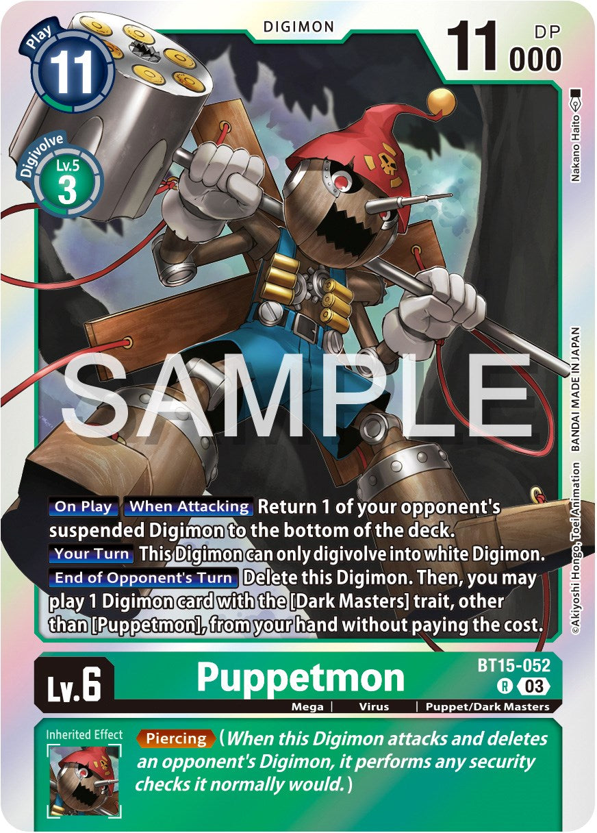 Puppetmon [BT15-052] [Exceed Apocalypse] | The Gaming-Verse