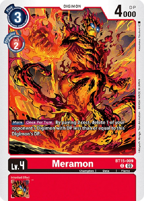 Meramon [BT15-009] [Exceed Apocalypse] | The Gaming-Verse