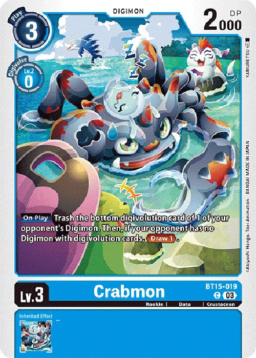 Crabmon [BT15-019] [Exceed Apocalypse] | The Gaming-Verse