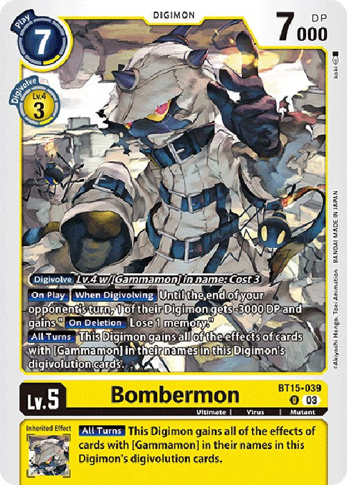 Bombermon [BT15-039] [Exceed Apocalypse] | The Gaming-Verse