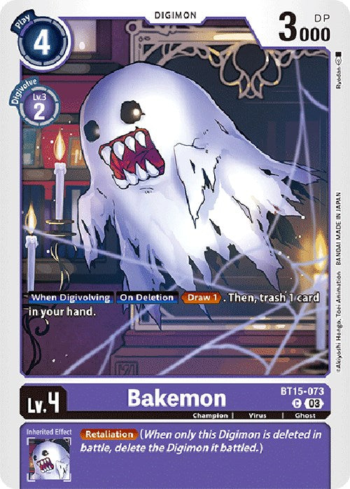 Bakemon [BT15-073] [Exceed Apocalypse] | The Gaming-Verse