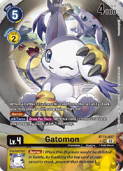 Gatomon [BT15-037] (Alternate Art) [Exceed Apocalypse] | The Gaming-Verse