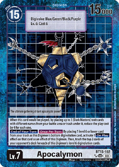 Apocalymon [BT15-102] (Special Edition Alternate Art) [Exceed Apocalypse] | The Gaming-Verse