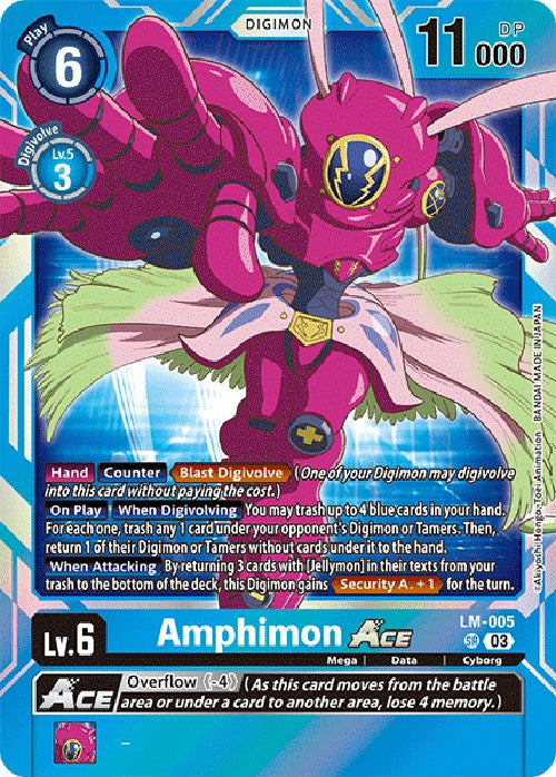 Amphimon Ace [LM-005] (English Exclusive) [Exceed Apocalypse] | The Gaming-Verse