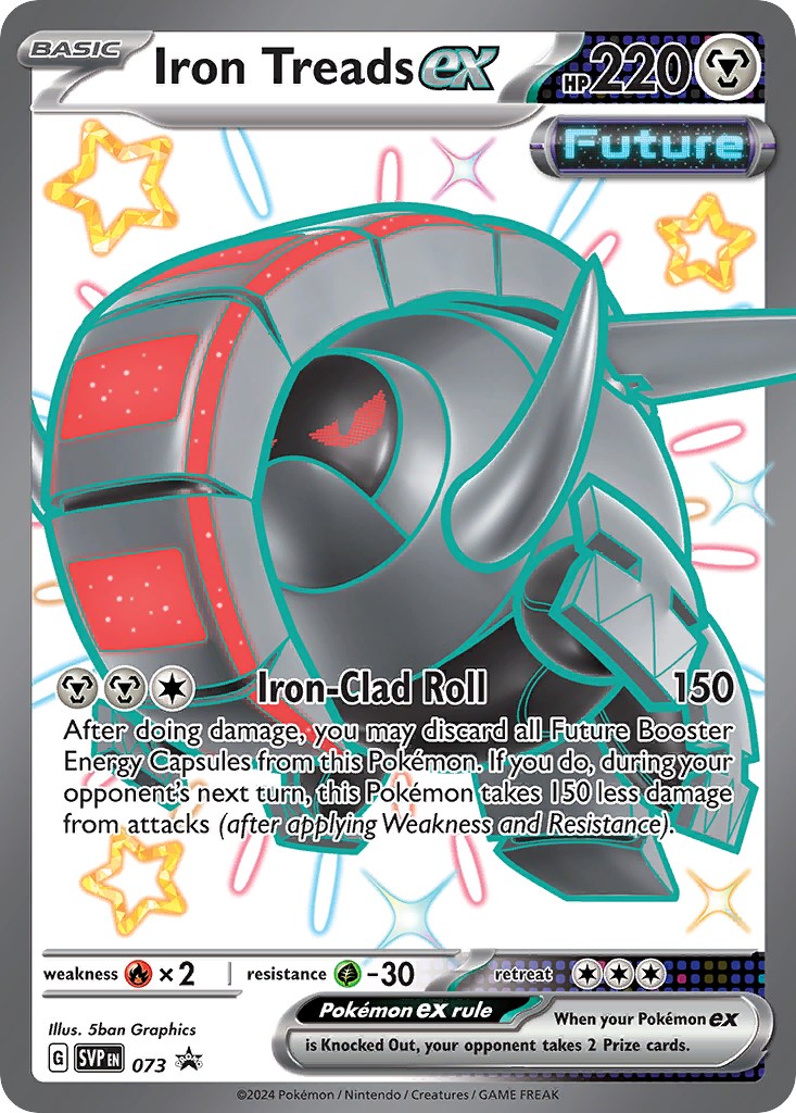 Iron Treads ex (073) [Scarlet & Violet: Black Star Promos] | The Gaming-Verse