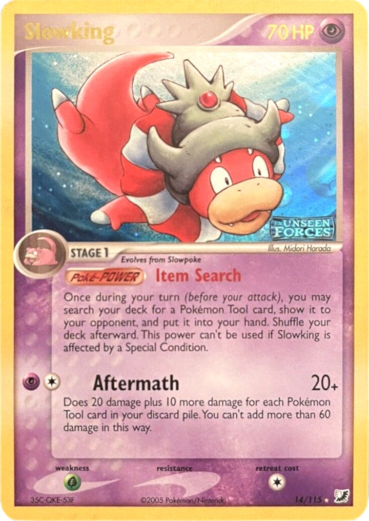 Slowking (14/115) (Stamped) [EX: Unseen Forces] | The Gaming-Verse