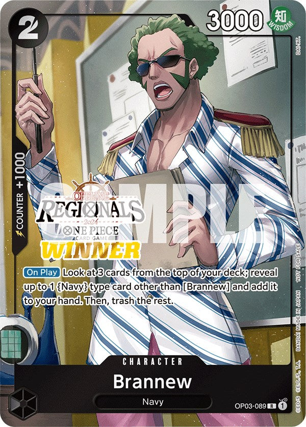 Brannew (Offline Regional 2024) [Winner] [One Piece Promotion Cards] | The Gaming-Verse