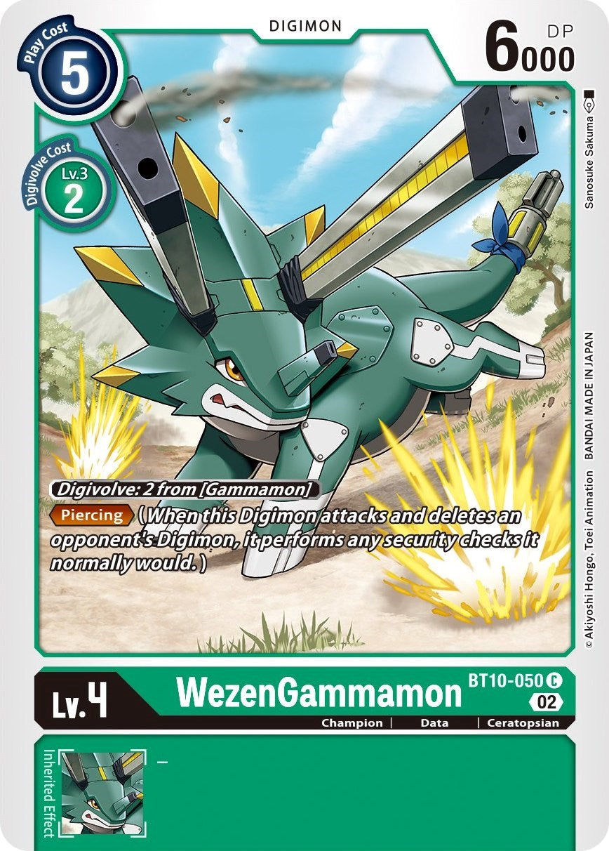 WezenGammamon [BT10-050] [Xros Encounter] | The Gaming-Verse