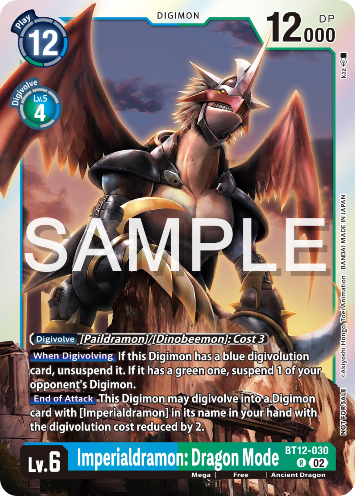 Imperialdramon: Dragon Mode [BT12-030] (Event Pack 6) [Across Time Promos] | The Gaming-Verse