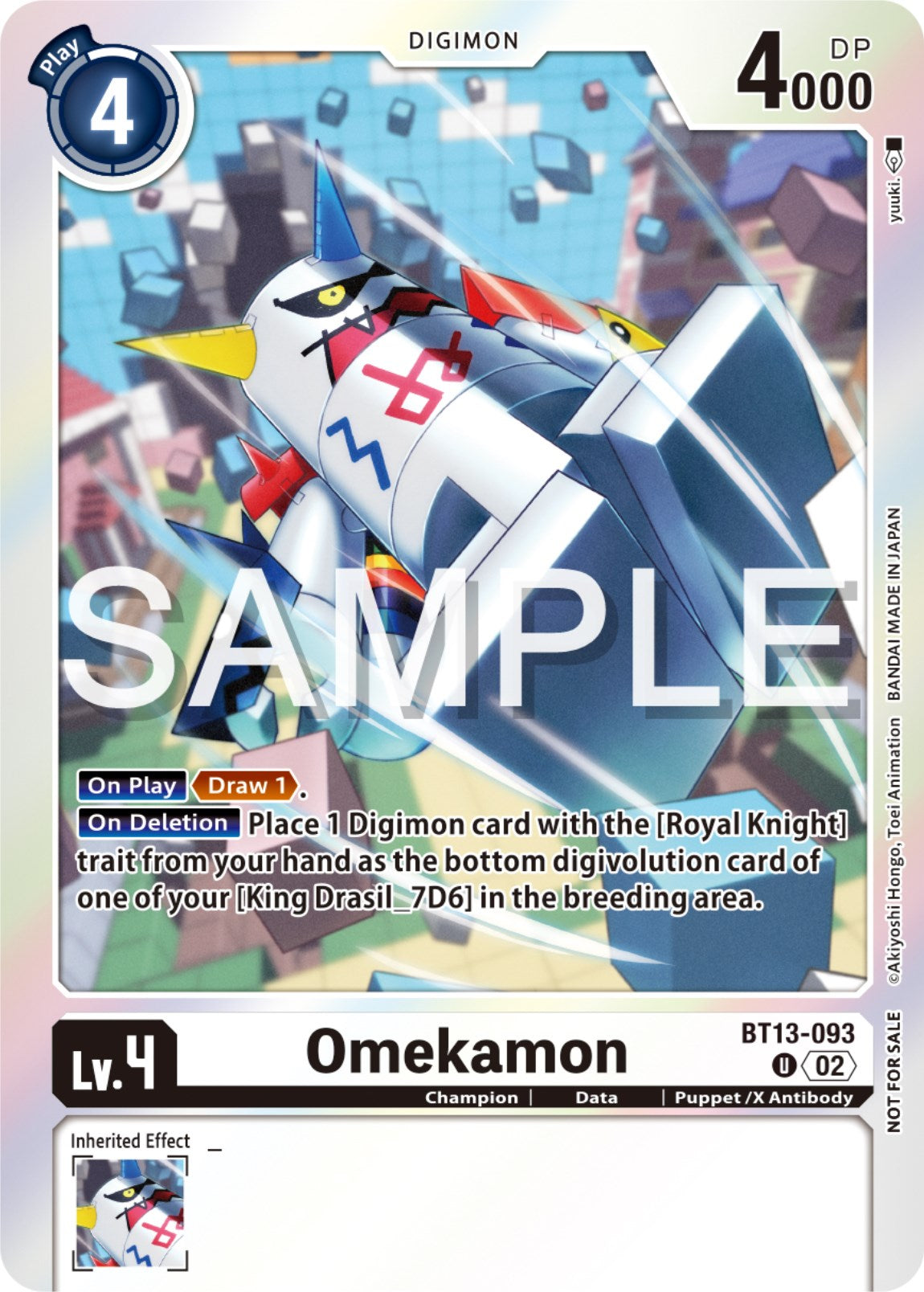 Omekamon [BT13-093] (Event Pack 6) [Versus Royal Knights Promos] | The Gaming-Verse