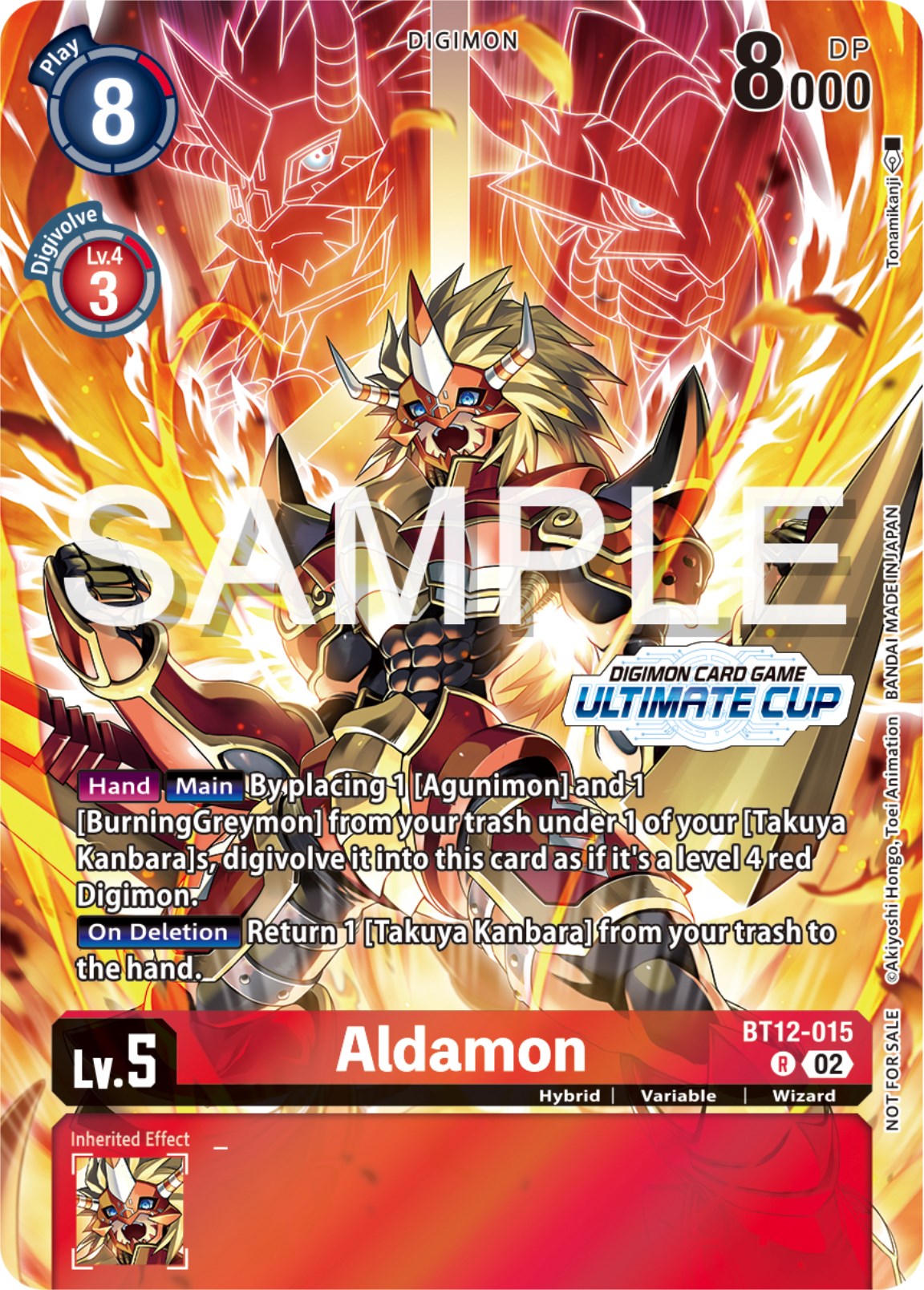 Aldamon [BT12-015] (Ultimate Cup 2024) [Across Time Promos] | The Gaming-Verse