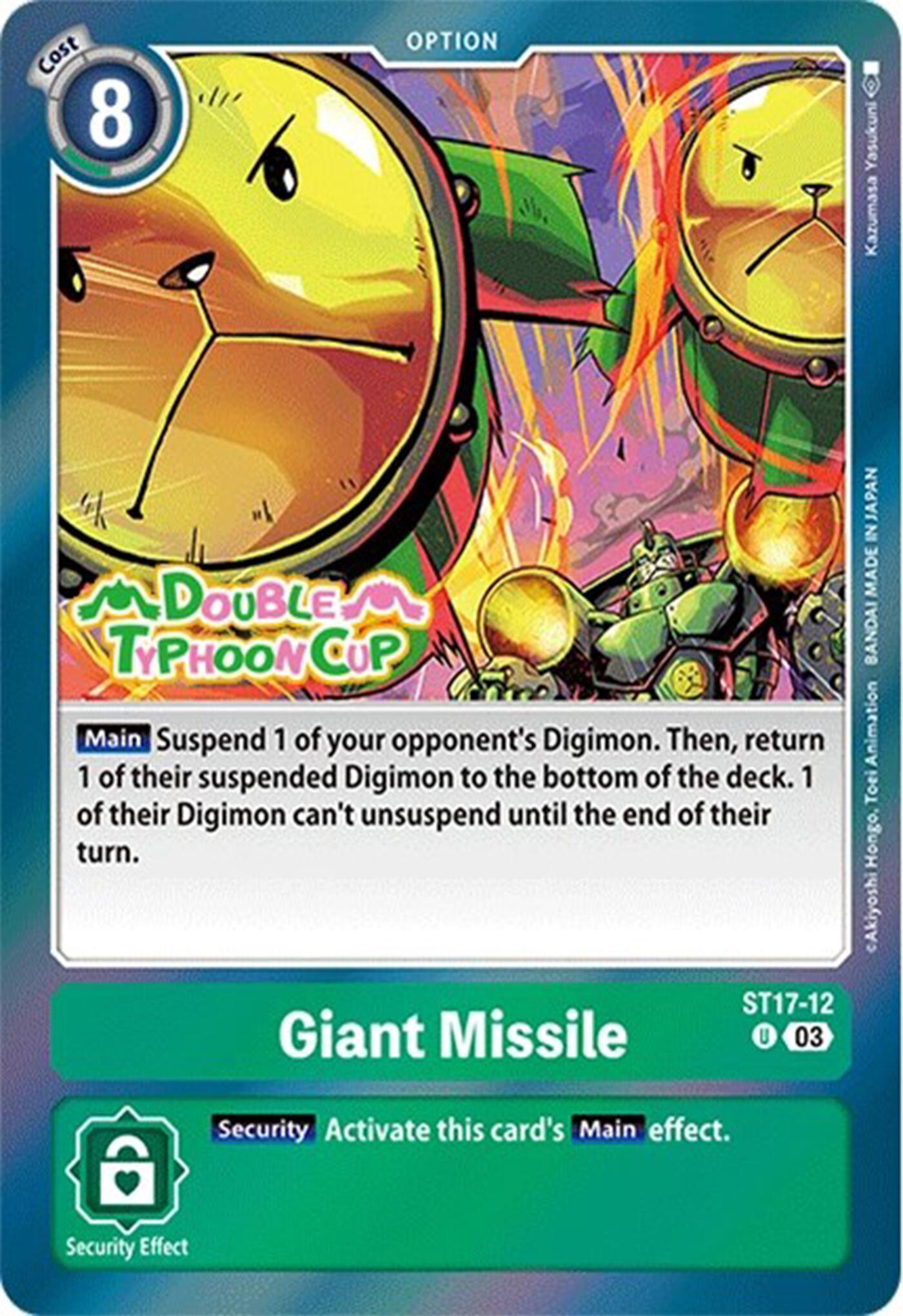 Giant Missile [ST17-12] [Starter Deck: Double Typhoon Advanced Deck Set Pre-Release Cards] | The Gaming-Verse