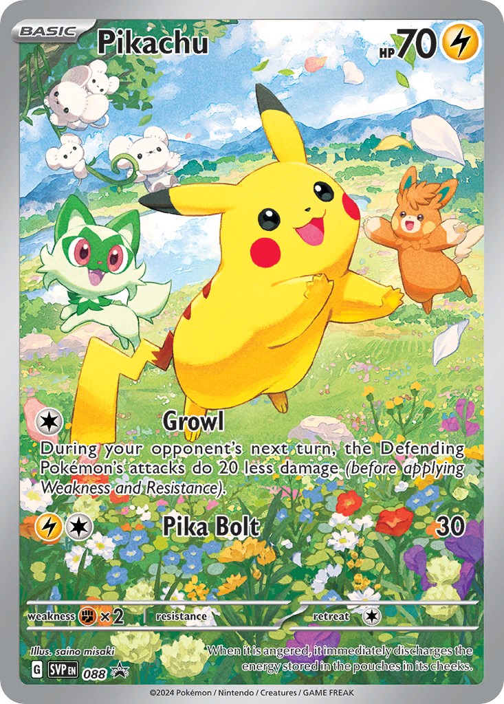 Pikachu (088) [Scarlet & Violet: Black Star Promos] | The Gaming-Verse