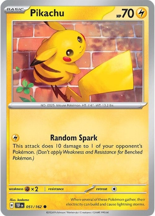 Pikachu (051/162) [Scarlet & Violet: Temporal Forces] | The Gaming-Verse