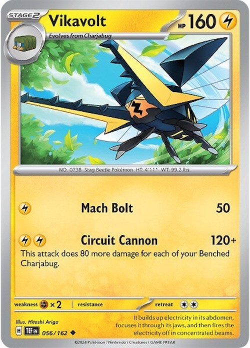 Vikavolt (056/162) [Scarlet & Violet: Temporal Forces] | The Gaming-Verse