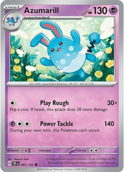 Azumarill (065/162) [Scarlet & Violet: Temporal Forces] | The Gaming-Verse