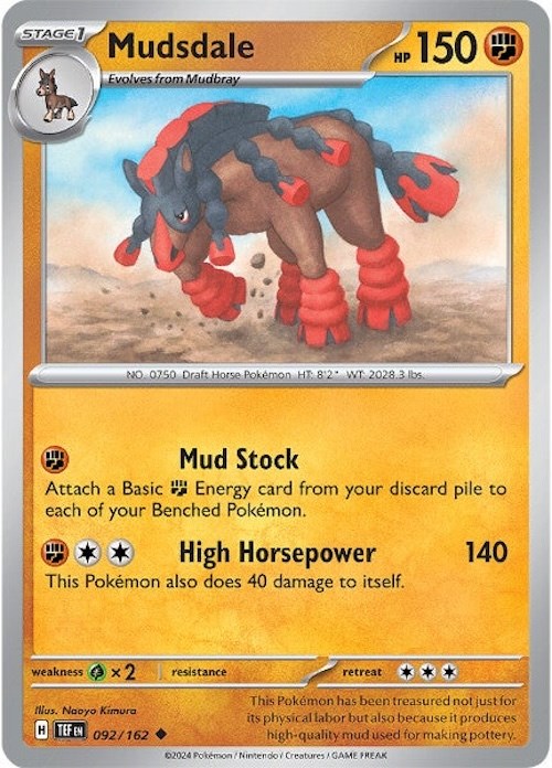 Mudsdale (092/162) [Scarlet & Violet: Temporal Forces] | The Gaming-Verse