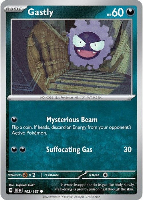 Gastly (102/162) [Scarlet & Violet: Temporal Forces] | The Gaming-Verse