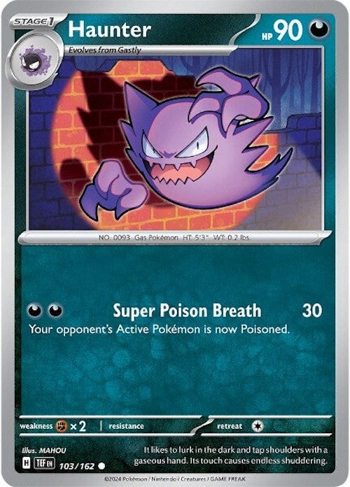 Haunter (103/162) [Scarlet & Violet: Temporal Forces] | The Gaming-Verse