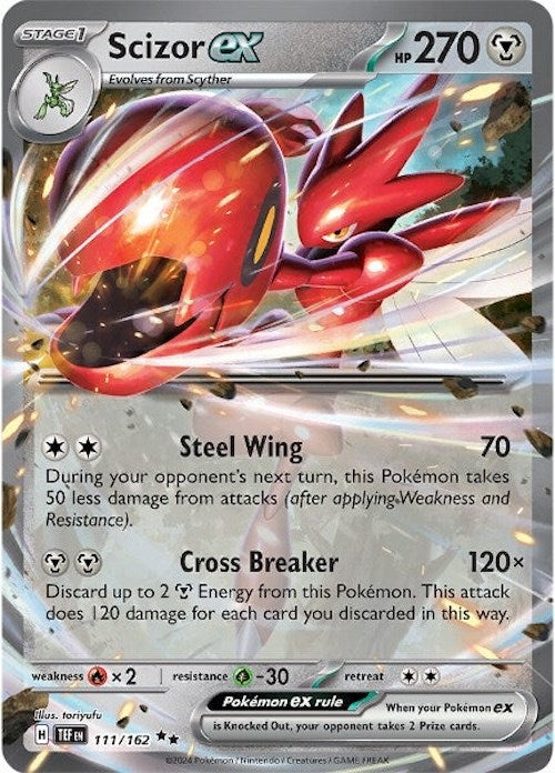 Scizor ex (111/162) [Scarlet & Violet: Temporal Forces] | The Gaming-Verse