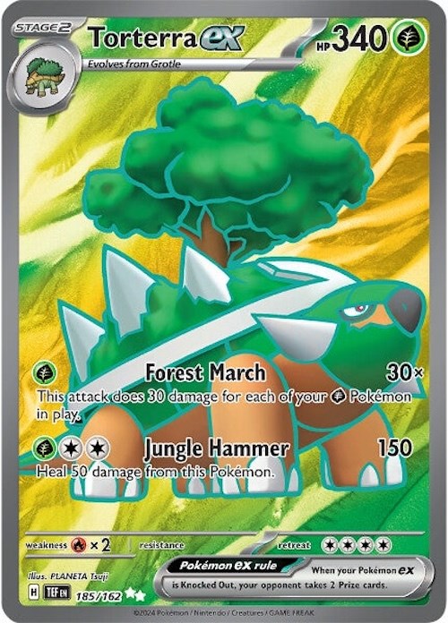 Torterra ex (185/162) [Scarlet & Violet: Temporal Forces] | The Gaming-Verse