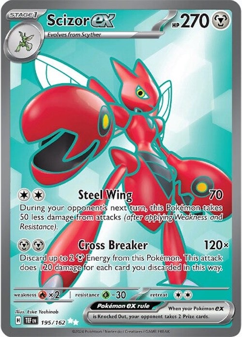 Scizor ex (195/162) [Scarlet & Violet: Temporal Forces] | The Gaming-Verse