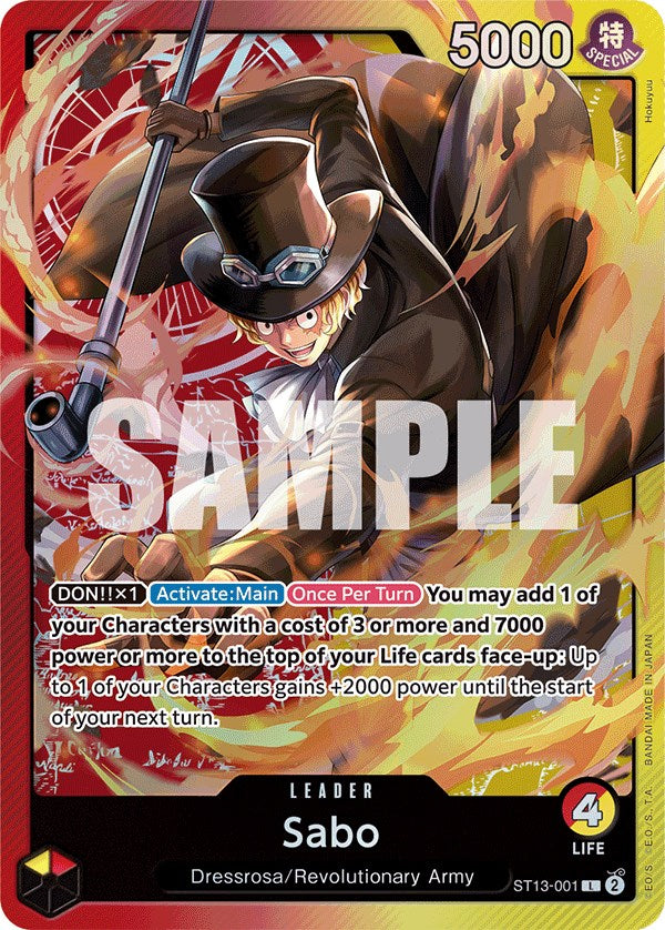 Sabo [Ultra Deck: The Three Brothers] | The Gaming-Verse