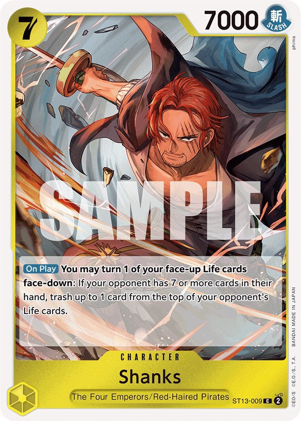 Shanks [Ultra Deck: The Three Brothers] | The Gaming-Verse