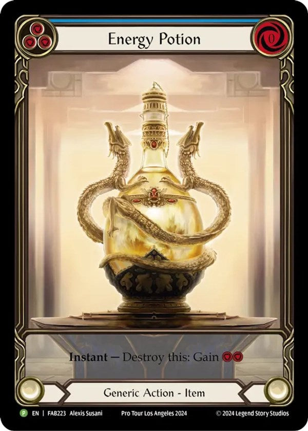 Energy Potion [FAB223] (Promo)  Cold Foil | The Gaming-Verse