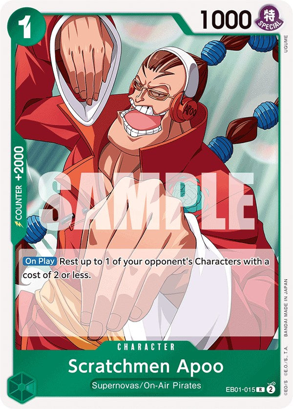 Scratchmen Apoo [Extra Booster: Memorial Collection] | The Gaming-Verse