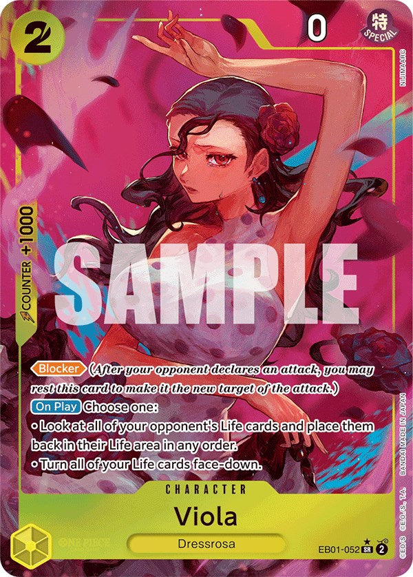 Viola (Alternate Art) [Extra Booster: Memorial Collection] | The Gaming-Verse