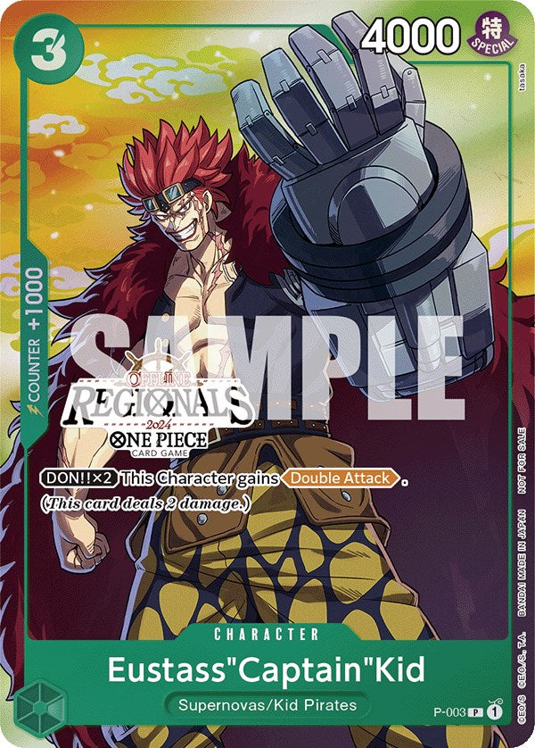 Eustass"Captain"Kid (Offline Regional 2024 Vol. 2) [Participant] [One Piece Promotion Cards] | The Gaming-Verse