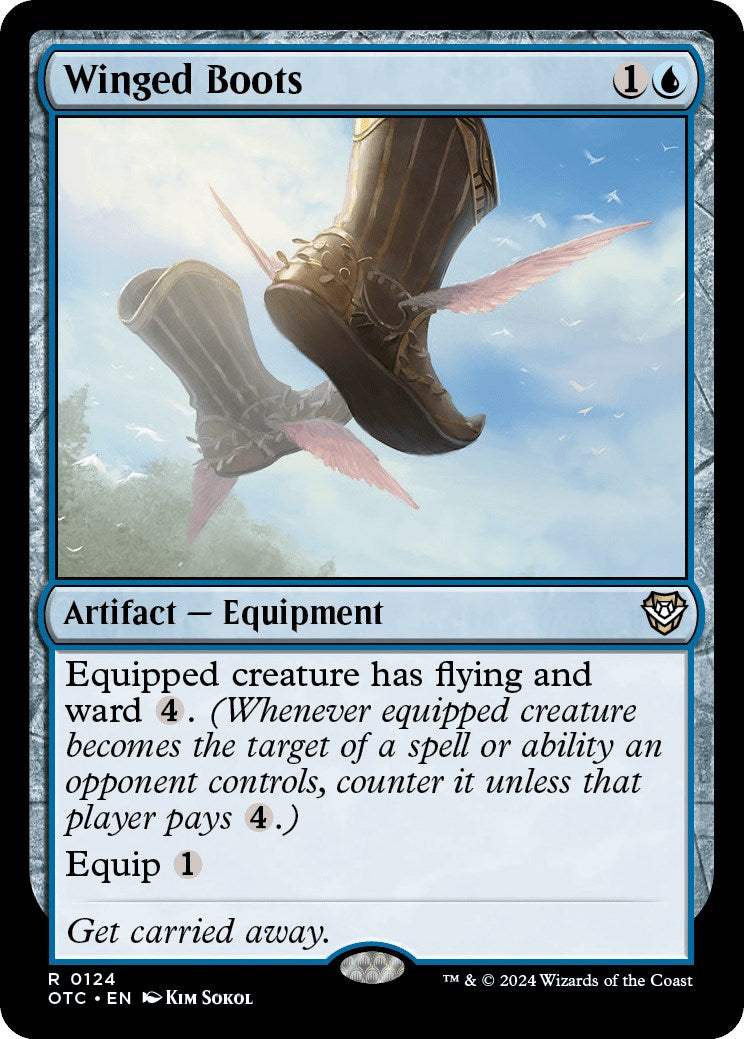 Winged Boots [Outlaws of Thunder Junction Commander] | The Gaming-Verse