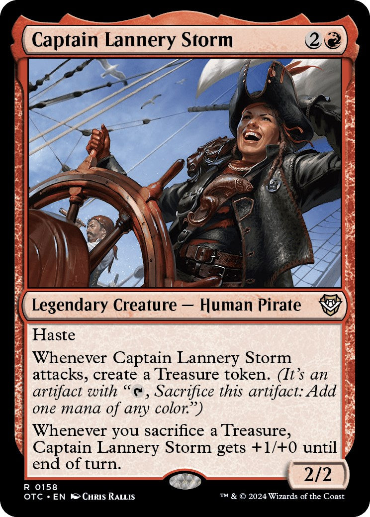 Captain Lannery Storm [Outlaws of Thunder Junction Commander] | The Gaming-Verse