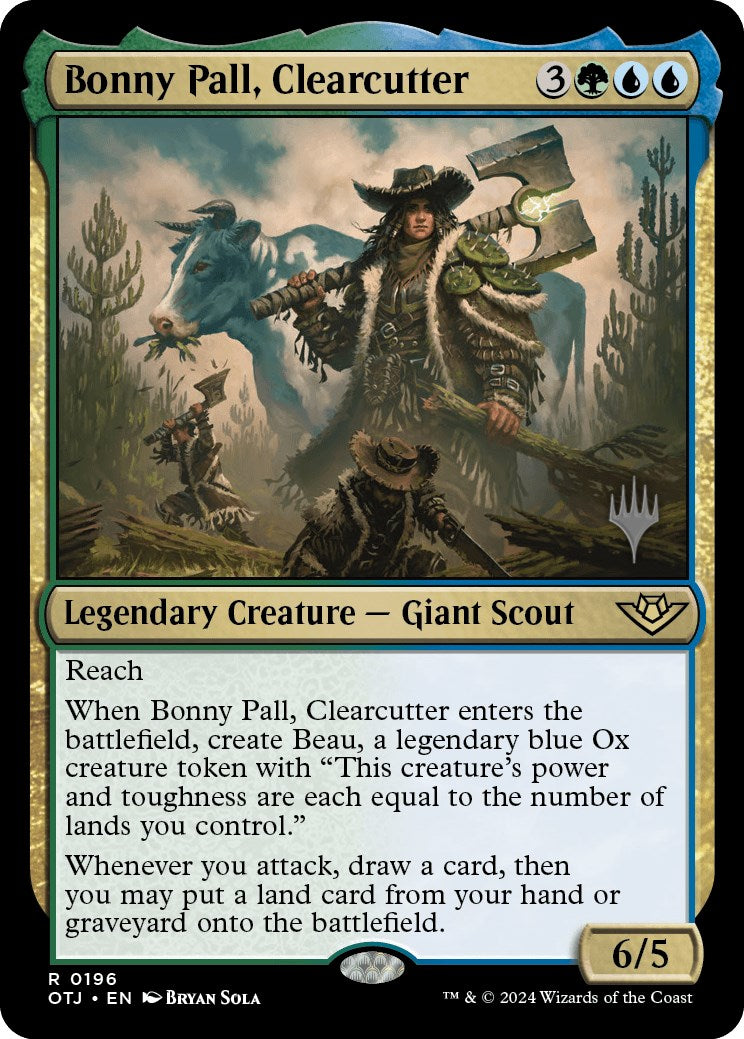 Bonny Pall, Clearcutter (Promo Pack) [Outlaws of Thunder Junction Promos] | The Gaming-Verse