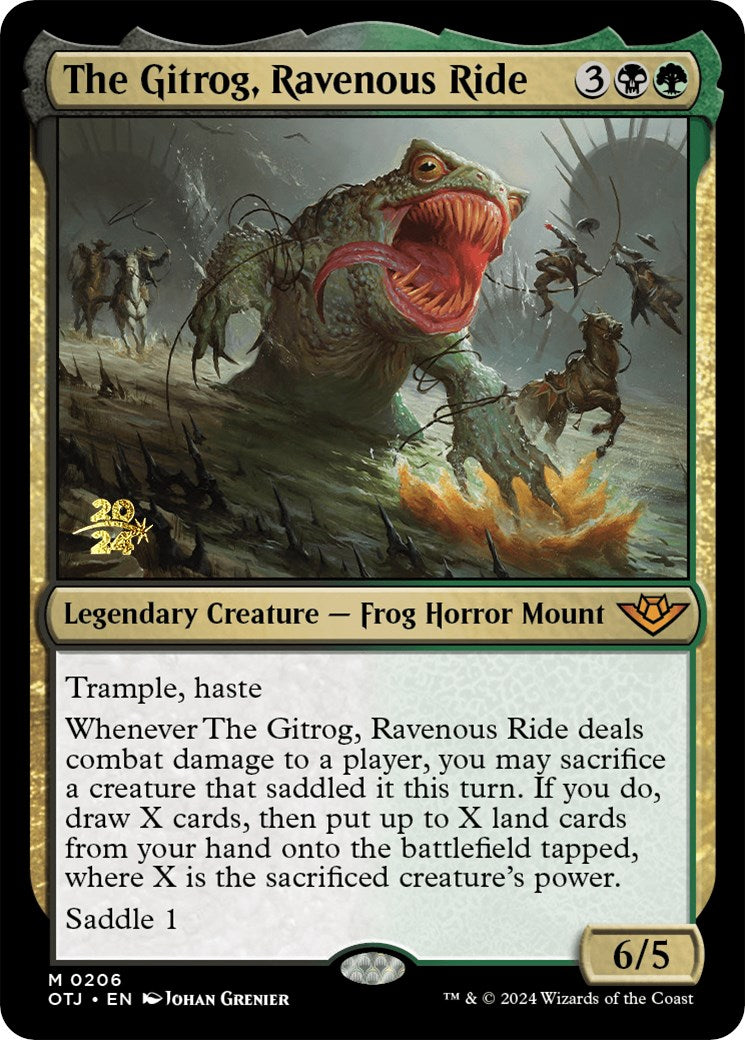 The Gitrog, Ravenous Ride [Outlaws of Thunder Junction Prerelease Promos] | The Gaming-Verse