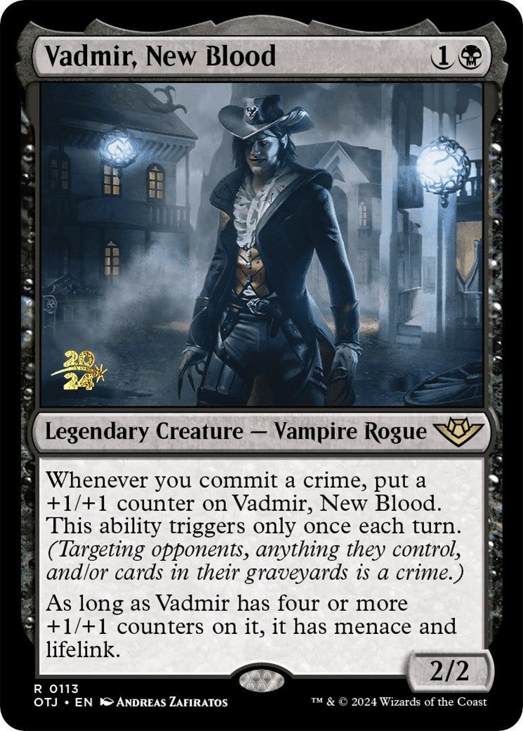 Vadmir, New Blood [Outlaws of Thunder Junction Prerelease Promos] | The Gaming-Verse