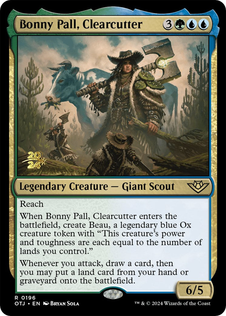 Bonny Pall, Clearcutter [Outlaws of Thunder Junction Prerelease Promos] | The Gaming-Verse