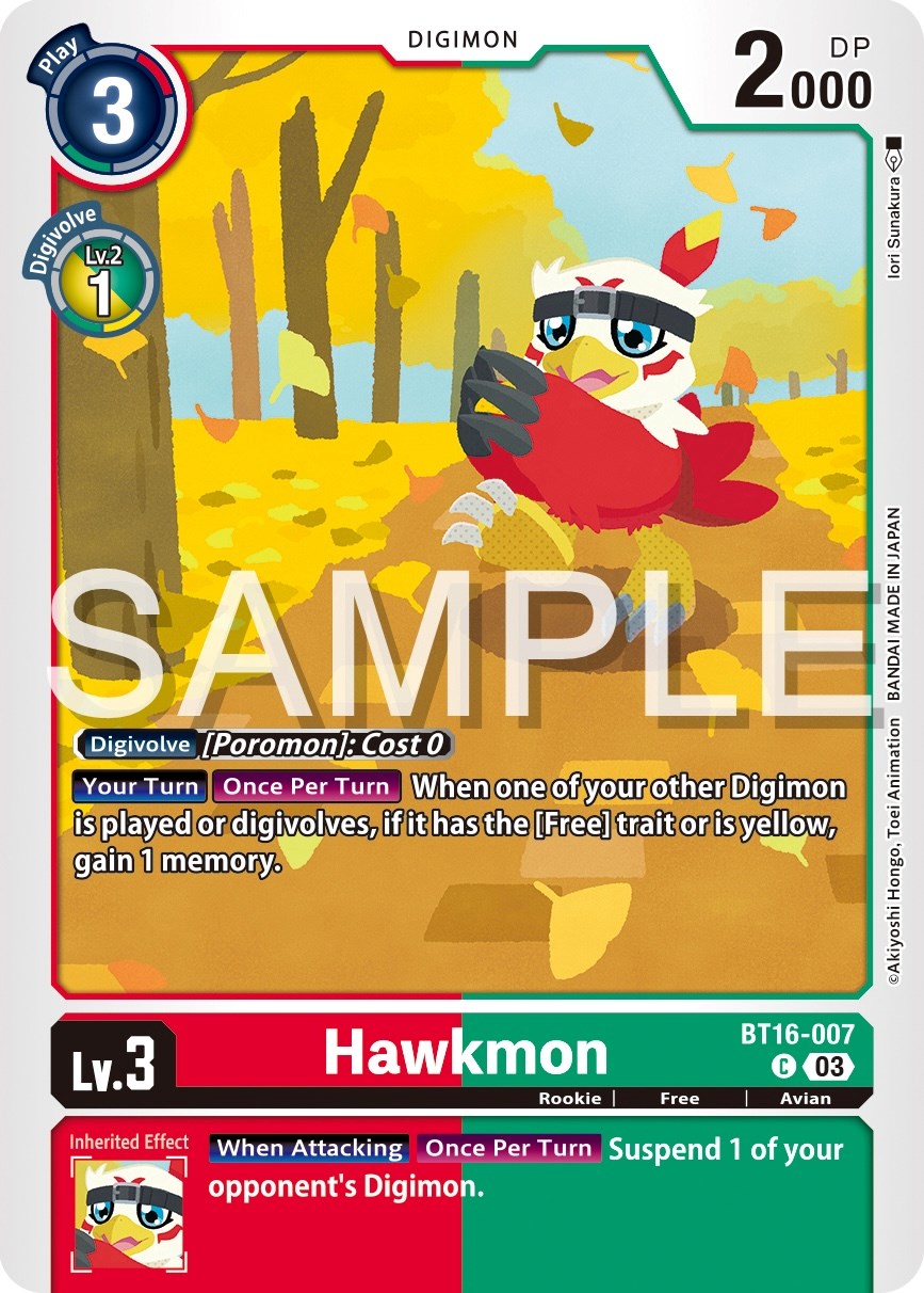 Hawkmon [BT16-007] [Beginning Observer] | The Gaming-Verse