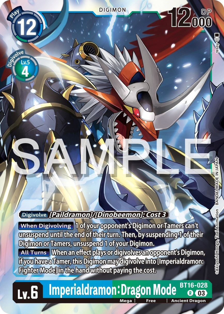 Imperialdramon: Dragon Mode [BT16-028] [Beginning Observer] | The Gaming-Verse