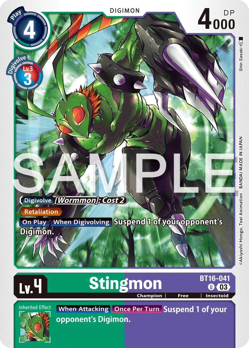 Stingmon [BT16-041] [Beginning Observer] | The Gaming-Verse