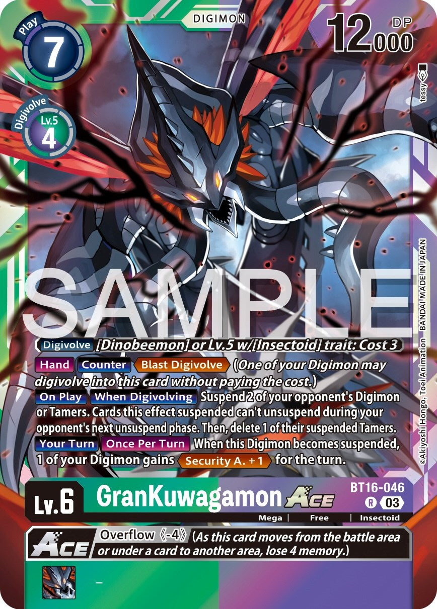 GranKuwagamon Ace [BT16-046] [Beginning Observer] | The Gaming-Verse