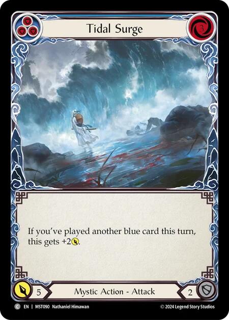 Tidal Surge [MST090] (Part the Mistveil)  Rainbow Foil | The Gaming-Verse