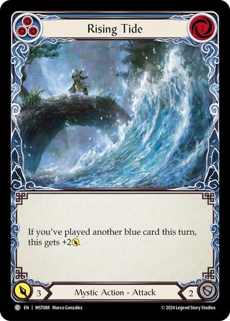 Rising Tide [MST088] (Part the Mistveil)  Rainbow Foil | The Gaming-Verse