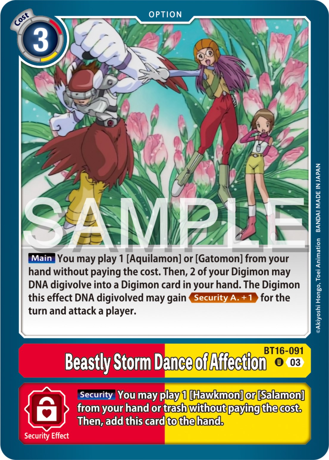 Beastly Storm Dance of Affection [BT16-091] [Beginning Observer] | The Gaming-Verse