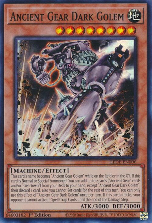 Ancient Gear Dark Golem [LEDE-EN006] Super Rare | The Gaming-Verse