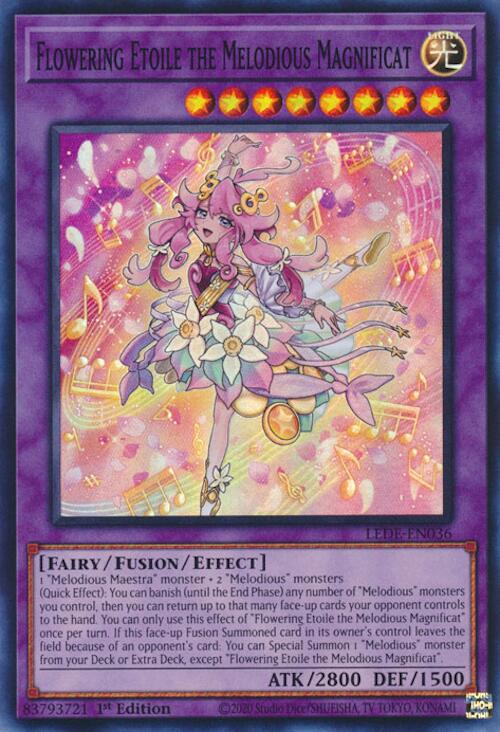 Flowering Etoile the Melodious Magnificat [LEDE-EN036] Super Rare | The Gaming-Verse